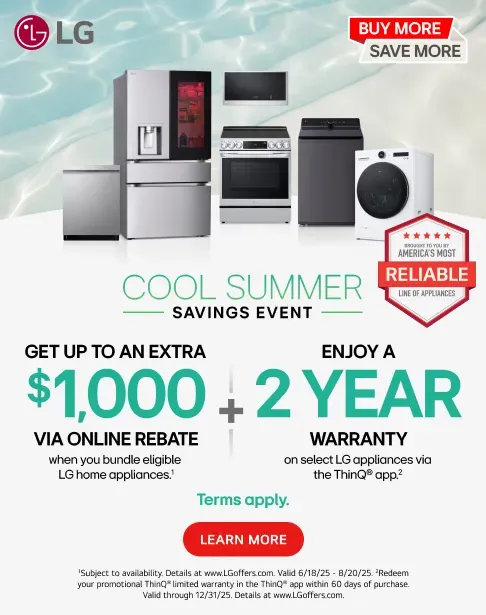 LG Cool Summer Buy More Save More Event